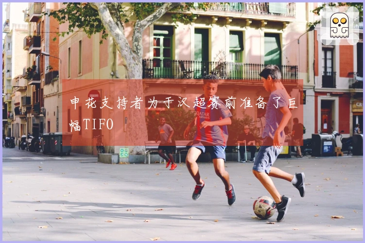 申花支持者为于汉超赛前准备了巨幅TIFO