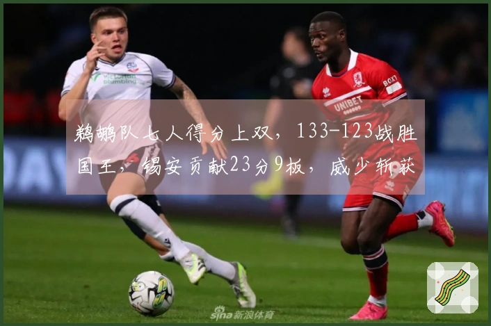 鹈鹕队七人得分上双，133-123战胜国王，锡安贡献23分9板，威少斩获19分10助